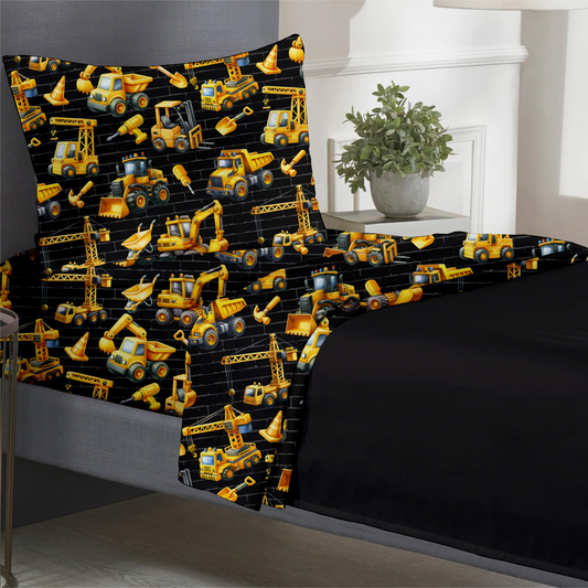 MM’s Cozy Construction Crew Sheet Set