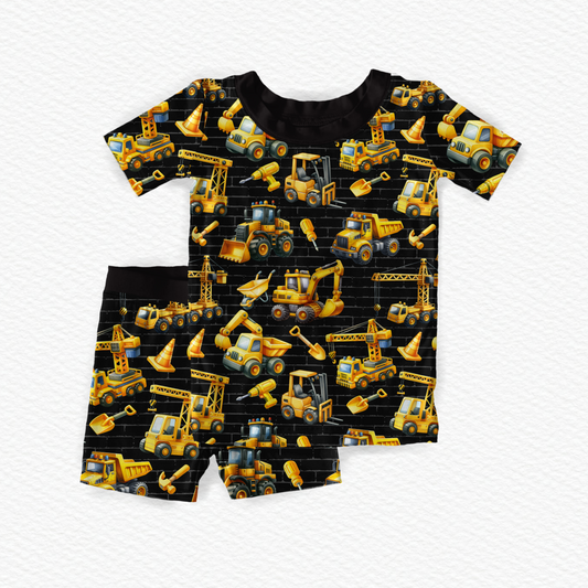 MM’s Cozy Construction Crew Two-Piece PJ Set